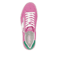 Rosane remonte Damen Sneaker Low D2C02-31 mit einem Reißverschluss. Schuh von oben.