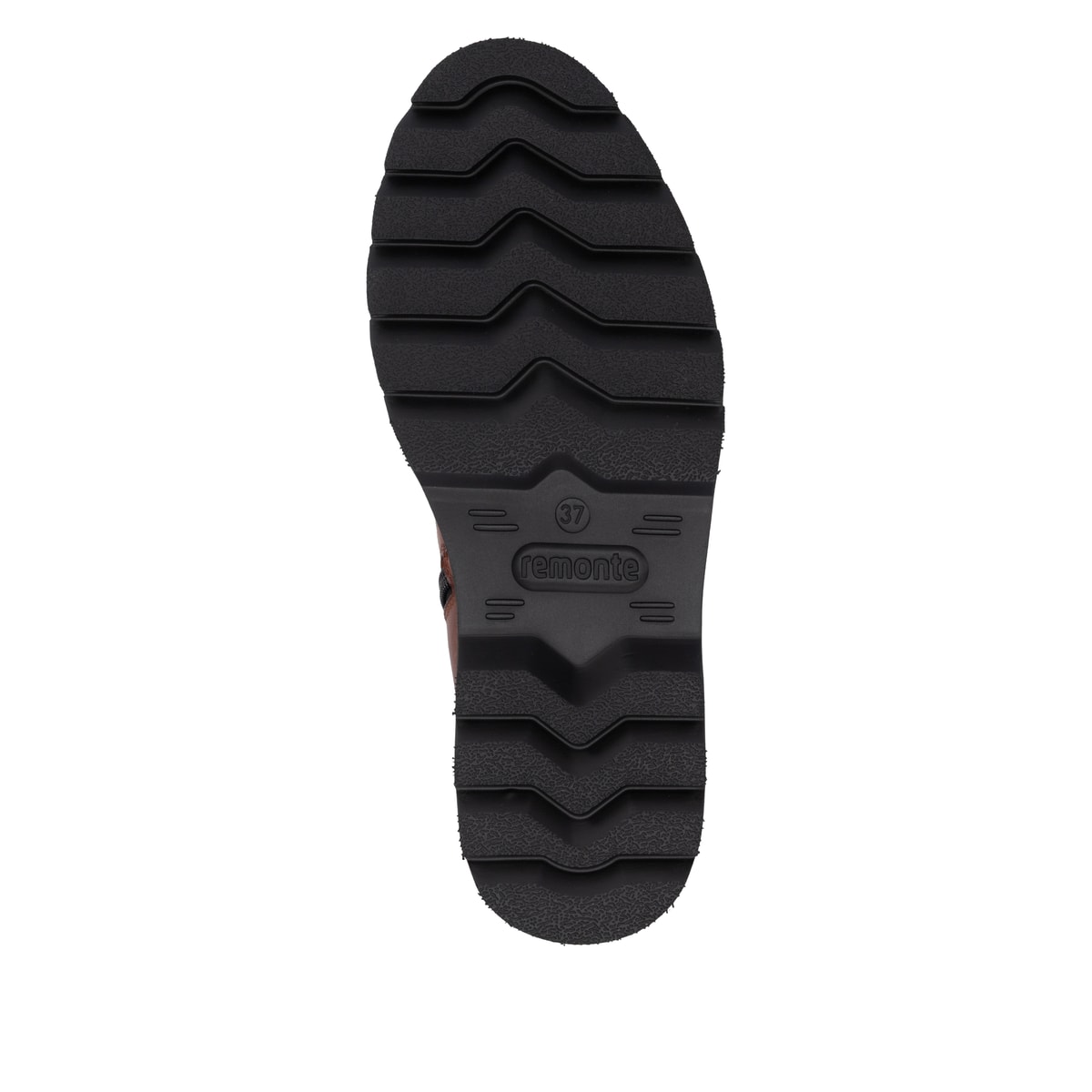 Braune remonte Chelsea Boots D3S70-24 mit Reißverschluss sowie der Extraweite H. Schuh Laufsohle.