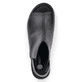 Schwarze remonte Riemchensandaletten R8770-01 mit einem Klettverschluss. Schuh von oben.