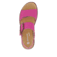 Rosane remonte Damen Riemchensandalen D2067-31 mit einem Klettverschluss. Schuh von oben.