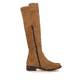 Nougatbraune remonte Damen Hochschaftstiefel D8387-24 mit einer dämpfenden Profilsohle. Schuh Innenseite