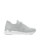 Graue remonte Damen Slipper R6712-40 mit einem Gummizug sowie der Komfortweite G. Schuh Innenseite.