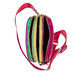remonte Damen Handtasche Q0627-00 in Glanzschwarz aus Kunstleder mit Überschlag und Reißverschluss. Handtasche getragen.