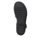 Mehrfarbige remonte Riemchensandalen R6860-91 mit einem Klettverschluss. Schuh Laufsohle.