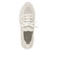 Beige remonte Damen Slipper D1G12-60 mit einem Gummizug. Schuh von oben.