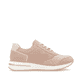 Rosane remonte Damen Sneaker Low D1G10-31 mit einem Reißverschluss. Schuh Innenseite.