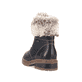 
Stahlschwarze remonte Damen Schnürstiefel D0B74-01 mit einer Glass-Fibre Sohle. Schuh von hinten