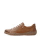 Chaussures à lacets remonte marron pour femmes D3T00-24. Côté extérieur de la chaussure.