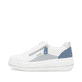 Weiße remonte Damen Sneaker Low D1C01-84 mit Reißverschluss sowie Komfortweite G. Schuh Außenseite.