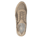 Baskets basses remonte métalliques végan pour femmes D0T09-92. Chaussure vue de dessus.