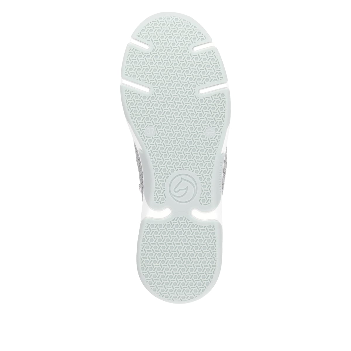 Grüne remonte Damen Slipper D1S05-52 mit einem Gummizug sowie der Komfortweite G. Schuh Laufsohle.