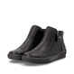 Bottines remonte noires pour femmes D0783-00 avec membrane remonteTEX. Chaussures inclinées sur le côté.