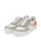 
Mehrfarbige remonte Damen Sneaker D0J01-81 mit einer besonders leichten Sohle. Schuhpaar schräg.