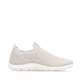Beige remonte Damen Slipper D3G01-60 mit einem Gummizug sowie der Komfortweite G. Schuh Innenseite.