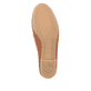 Braune remonte Damen Loafer D0K00-24 mit einem Gummizug. Schuh Laufsohle.
