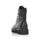 
Glanzschwarze remonte Damen Biker Boots D8670-01 mit einer besonders leichten Sohle. Schuh von hinten