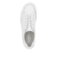Weiße remonte Damen Schnürschuhe D1E07-80 mit der Komfortweite G. Schuh von oben.