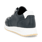 Blaue remonte Damen Sneaker Low D2G01-14 mit Reißverschluss sowie Komfortweite G. Schuh von hinten.