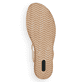 
Silberne remonte Damen Keilsandaletten D6455-90 mit Klettverschluss sowie Keilabsatz. Schuh Laufsohle