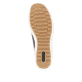 Blaue remonte Damen Schnürschuhe R1432-14 mit einem Reißverschluss. Schuh Laufsohle.