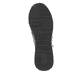 Bronzene vegane remonte Damen Sneaker D1G08-90 mit einem Reißverschluss. Schuh Laufsohle.