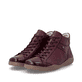 Bottes à lacets remonte rouges femmes D3T70-35 avec membrane remonteTEX. Chaussures inclinées sur le côté.
