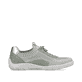 Grüne remonte Damen Slipper R3518-52 mit einem Gummizug sowie der Komfortweite G. Schuh Innenseite.