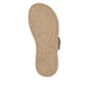 Blaue vegane remonte Damen Pantoletten D2N51-10 mit einem Klettverschluss. Schuh Laufsohle.
