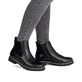 Chelsea Boots remonte noires femme D2Q70-00 avec membrane remonteTEX. Chaussure au pied.