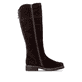 Dunkelbraune remonte Hochschaftstiefel R6581-25. Schuh Innenseite.