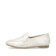 Goldene remonte Damen Loafer D0K02-90 mit einem Gummizug. Schuh Außenseite.