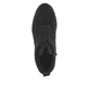 Schwarze remonte Damen Schnürstiefel D2A80-02 mit wasserabweisender TEX-Membran. Schuh von oben.