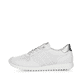 Weiße remonte Damen Sneaker Low D3100-80 mit einer Schnürung. Schuh Außenseite.