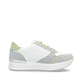 Weiße remonte Damen Sneaker Low D1323-84 mit Reißverschluss sowie Komfortweite G. Schuh Innenseite.
