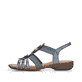 
Jeansblaue remonte Damen Riemchensandalen R3663-14 mit einer flexiblen Profilsohle. Schuh Außenseite