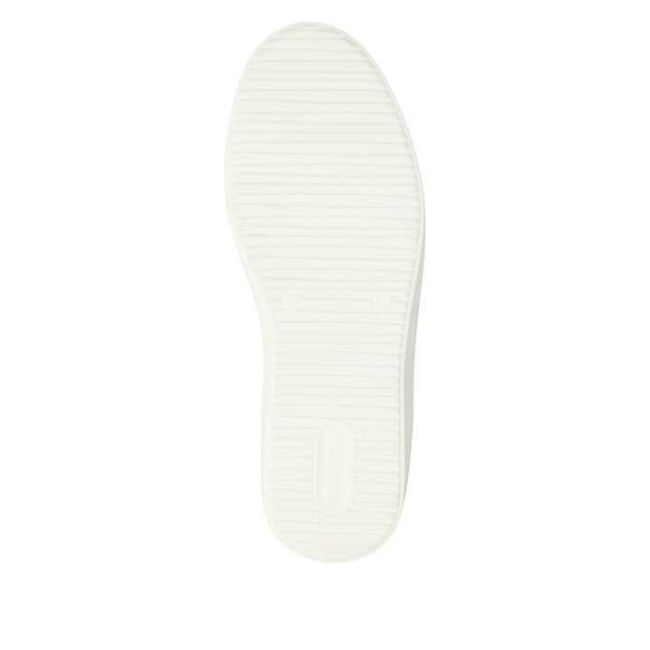 Weiße remonte Damen Sneaker Low D1C11-80 mit Reißverschluss sowie Komfortweite G. Schuh Laufsohle.