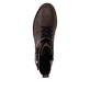 Braune remonte Damen Schnürstiefel D8657-22 mit einem Reißverschluss. Schuh Laufsohle.
