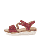 Mehrfarbige remonte Riemchensandalen R6860-90 mit einem Klettverschluss. Schuh Außenseite.