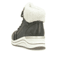Grüne remonte Damen Schnürstiefel D0T77-52 mit wasserabweisender TEX-Membran. Schuh von oben.
