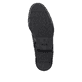 Bottes à lacets remonte noires pour femmes D3U71-00 avec fermeture éclair. Semelle extérieure de la chaussure.
