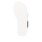 Blaue remonte Riemchensandalen D3P53-14 mit trendiger Schnalle. Schuh Laufsohle.
