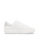 Weiße remonte Damen Sneaker Low D2J00-80 mit Schnürung sowie der Komfortweite G. Schuh Innenseite.