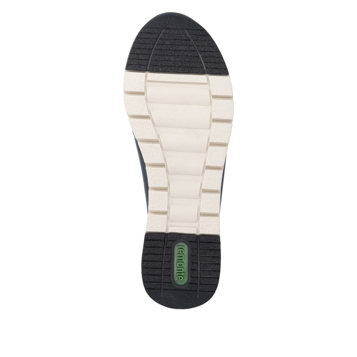 Dunkelblau-braune remonte Damen Sneaker R6716-14. Schuh Laufsohle.