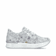 Mehrfarbige remonte Damen Sneaker Low D1326-90 mit floralem Muster. Schuh Innenseite.