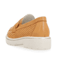 Glutorangene remonte Damen Loafer D1H03-38 mit Elastikeinsatz sowie Löcheroptik. Schuh von hinten.