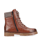 Nussbraune remonte Damen Schnürstiefel D9378-22 mit Flip-Grip Sohle. Schuh Innenseite.