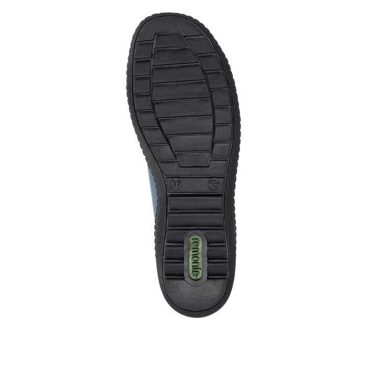 Blaue remonte Damen Kurzstiefel R1455-14 mit wasserabweisender TEX-Membran. Schuh Laufsohle.