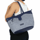 remonte Damen Shopper Q0757-90 in Altrosa-Metallic aus Kunstleder mit Reißverschluss. Shopper getragen.