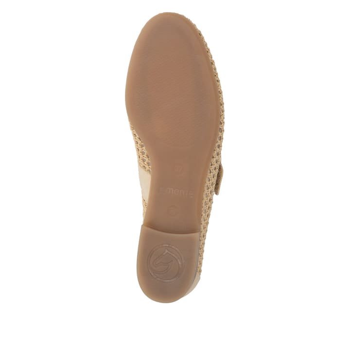 Ballerines remonte marron pour femme D0K17-20. Semelle extérieure de la chaussure.