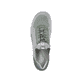 Grüne remonte Damen Slipper R3518-52 mit einem Gummizug sowie der Komfortweite G. Schuh von oben.